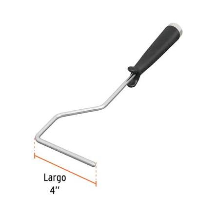 Maneral de 4" para Rodillo Truper