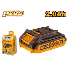 Batería Recargable de Ion de Litio 2.0Ah 20V Ingco