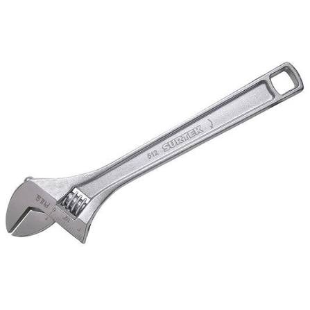 Llave Ajustable Cromo 10", Surtek