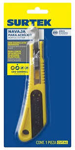 Cortador de Acrílico 6-9/32" con Navajas Intercambiables Surtek