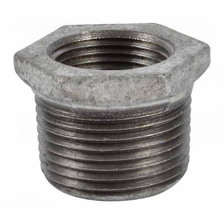 Reducción Bushing Galvanizada de 1" x 3/4" Truper