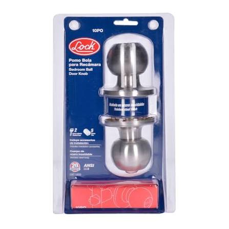 POMO CIL BOLA REC INOX,LOCK