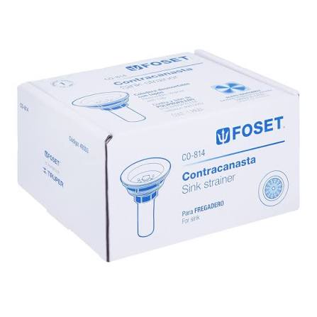 Contra Canasta de 3 1/2" de Acero Inoxidable con Tubo de Plástico Truper