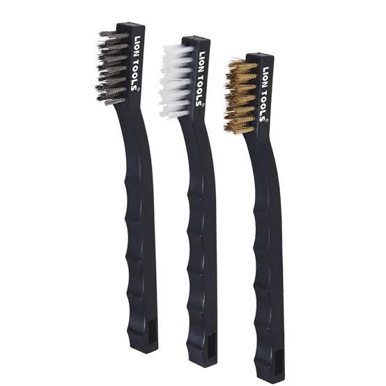 Juego de 3 Mini Cepillos de Uso General Lion Tools (1872)
