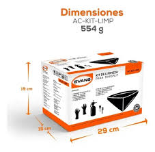 Kit de Limpieza para Minisplit con Accesorios de Instalación Evans