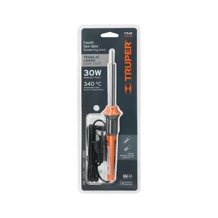 Cautín de 30W Tipo Lápiz para Trabajo Ligero Truper