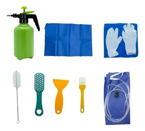 Kit de Limpieza para Minisplit con Accesorios de Instalación Evans