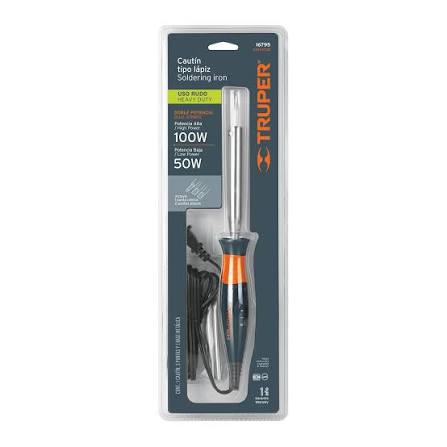 Cautín de 100W Tipo Lápiz con 2 Temperaturas para Uso Rudo Truper