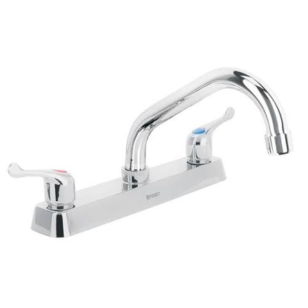 Mezcladora de 8" de Cuello Corto para Fregadero Truper