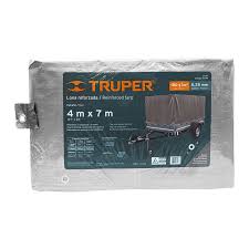 Lona de Polipropileno Gris de 4 x 7 m Truper