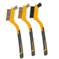 Juego de 3 Mini Cepillos de Alambre y Nylon de 7 Pulgadas Ingco