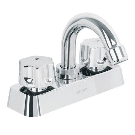 Mezcladora de 4" de Cuello Curvo para Lavabo Truper