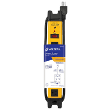 Multicontacto Industrial 14 AWG de 6 Entradas con Supresor de Picos Truper