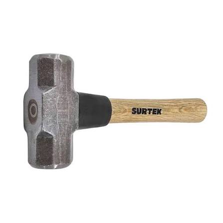 Marro Octagonal con Mango Corto de Madera 4 lb Surtek