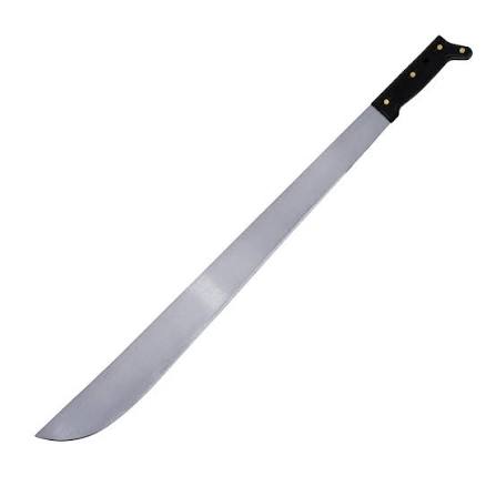 Machete Troquelado con Mango Negro Recto 20" Surtek