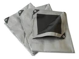 Lona de Polietileno Reforzada Gris 3 x 4 m Surtek