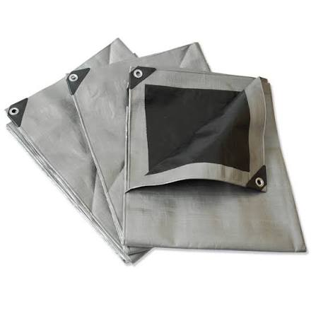 Lona de Polietileno Reforzada Gris 3 x 3 m Surtek