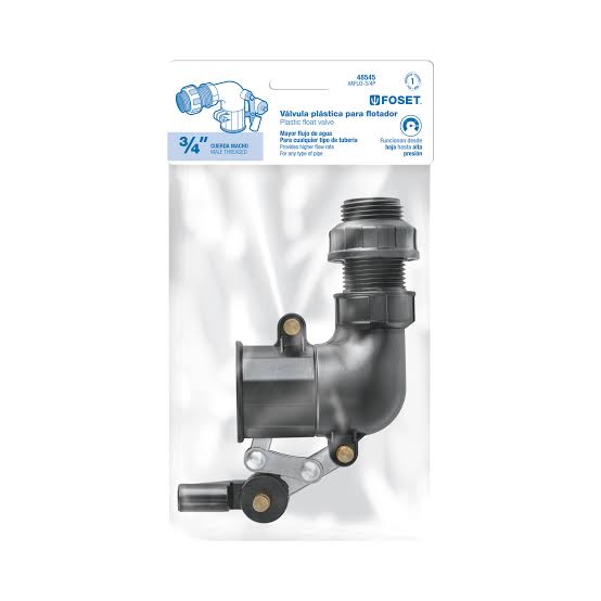 Válvula de POM de 3/4" para Flotador Truper