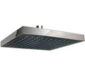 Regadera Cuadrada Plato Ancho de 6" Gris-Cromo sin Brazo Aero Truper